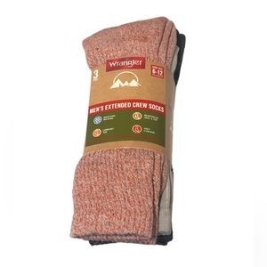 Wrangler Men’s Extended Crew Socks